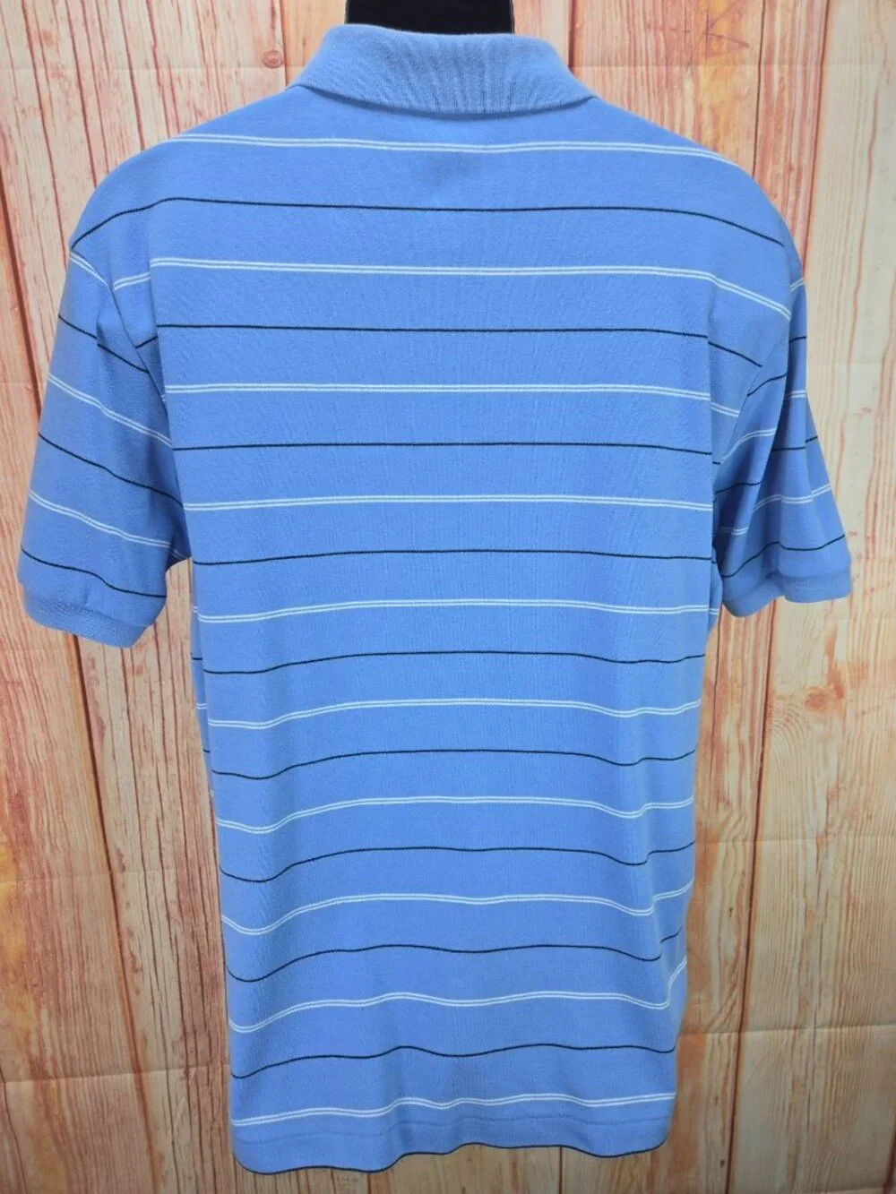 Polo Ralph Lauren Mens Blue Striped Polo Size Large